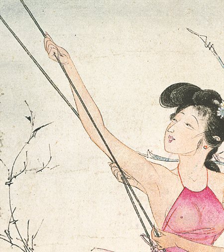 胡西丹-胡也佛的仕女画和最知名的金瓶梅秘戏图
